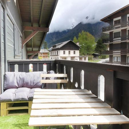 Les Dryades - Renove - Balcon Avec Vue Mt Blanc Les Houches Exterior foto