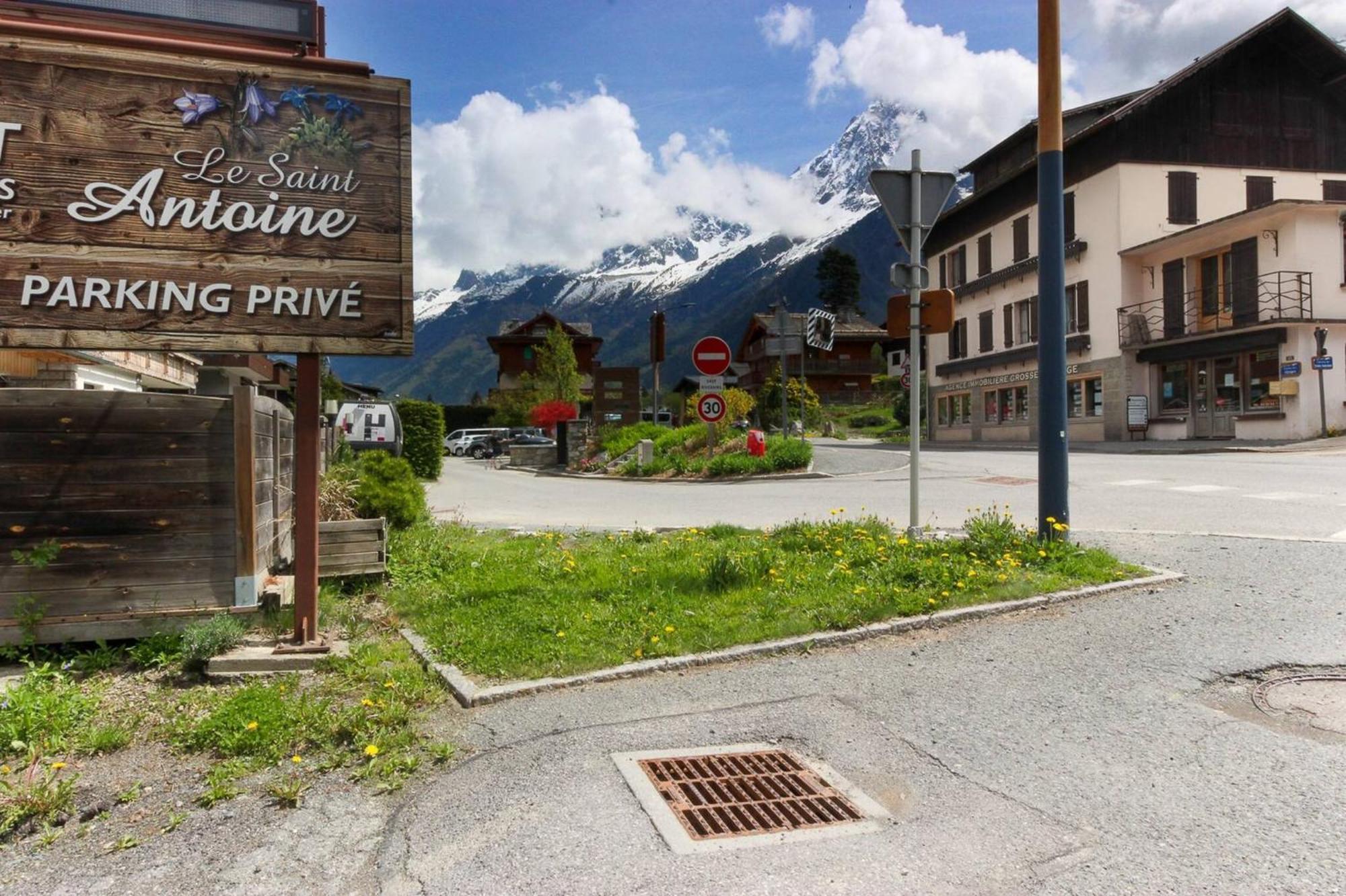 Les Dryades - Renove - Balcon Avec Vue Mt Blanc Les Houches Exterior foto